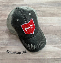 Load image into Gallery viewer, Ohio Hat Ohio Buckeyes Inspired Hat Buckeye Girl
