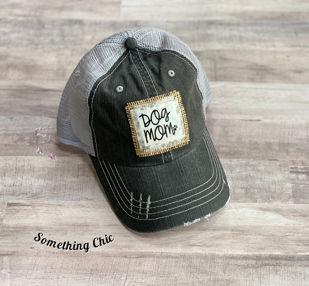 Dog Mom Fur Mama I love my Dog Hat Baseball Hat Something Chic