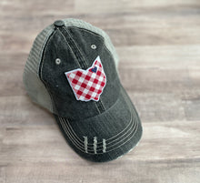 Load image into Gallery viewer, Ohio Hat Cle Stripes Gingham Pattern Hometown Hat
